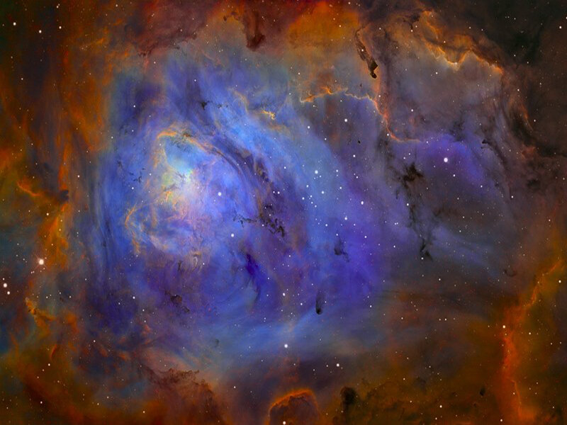 Nebula in Space — Cosmic, Purple