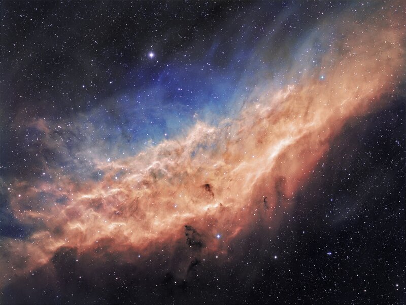 Nebula in Space — Dust, Black