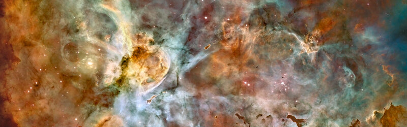 Nebula in Space — Gas Clouds, Blue