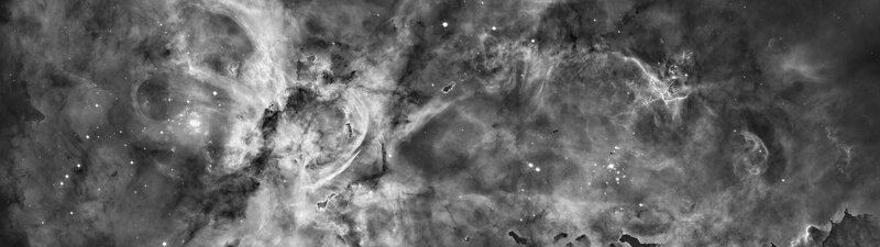Nebula in Space — Gray