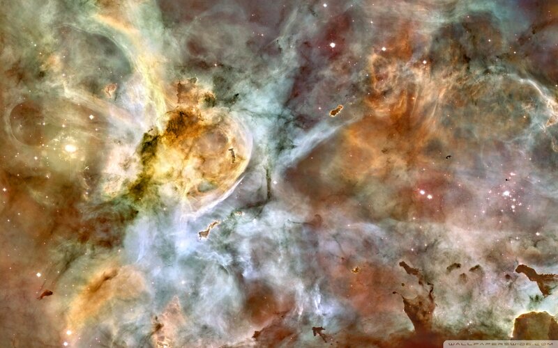 Nebula in Space — Orange, Cosmic, Photograph