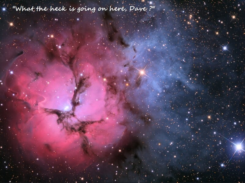 Nebula in Space — Pink, Cosmic