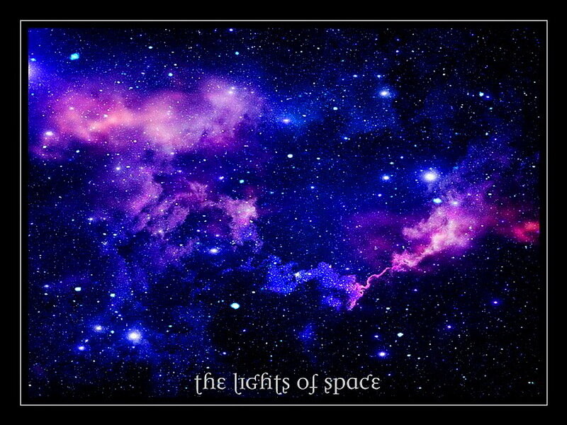 Nebula in Space — Purple, Cosmic, Night, Digital Art