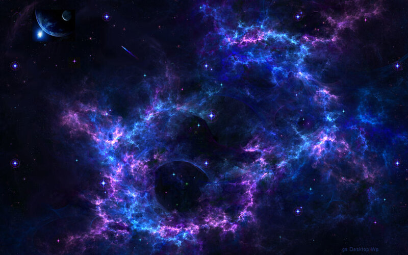 Nebula in Space — Purple