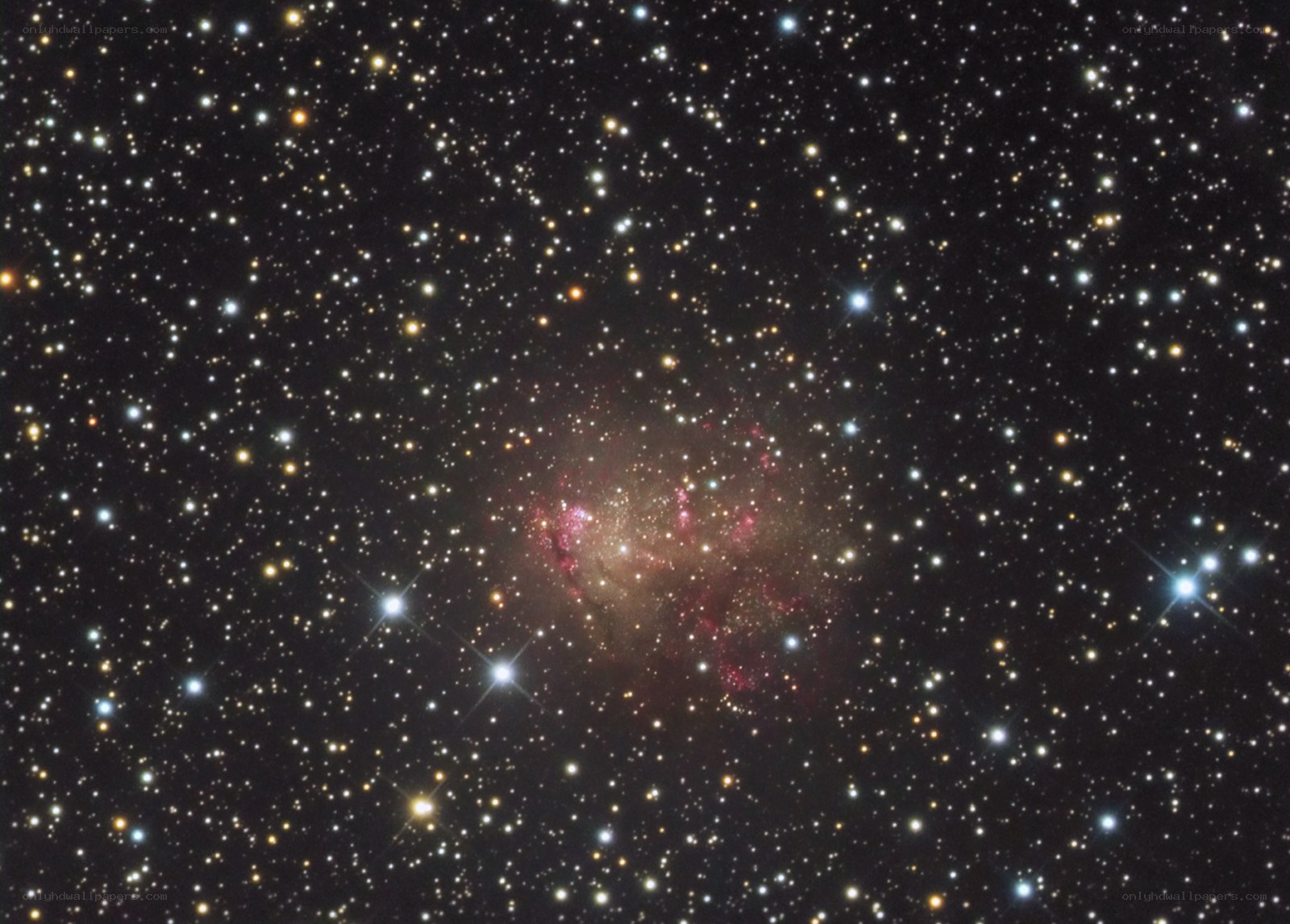 Nebula in star field