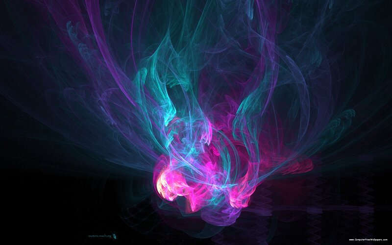 Nebula-like Energy Swirl — Purple