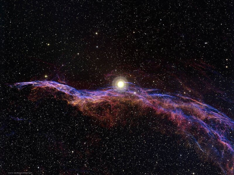 Nebula with Central Star — Purple