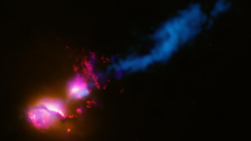 Nebula with Gas Clouds