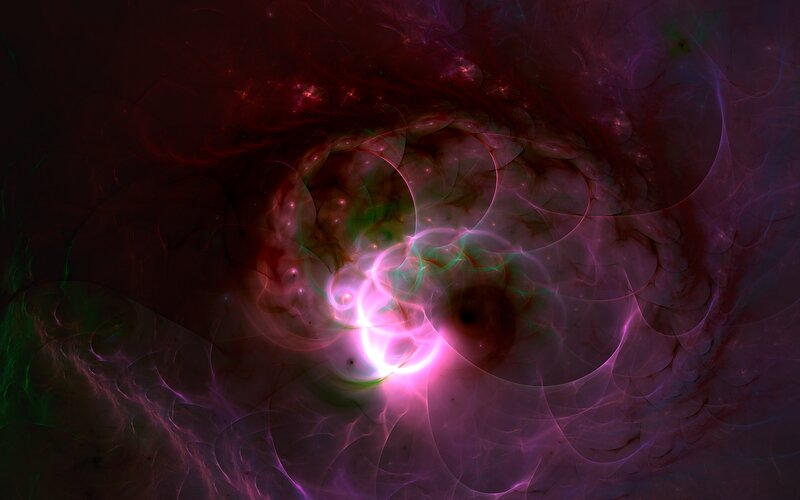 Nebula with Glowing Center