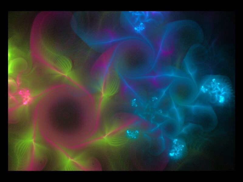 Nebula with Glowing Filaments