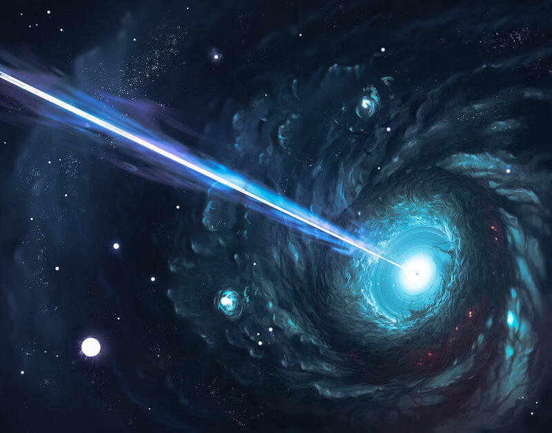Nebula with Jet
