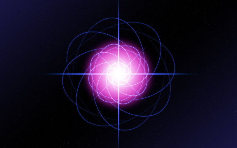 nebula with orbital rings
