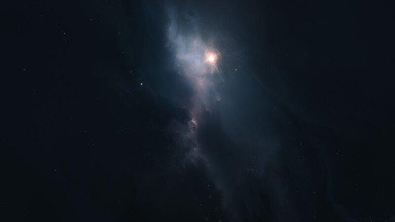 Nebula with Star — Black