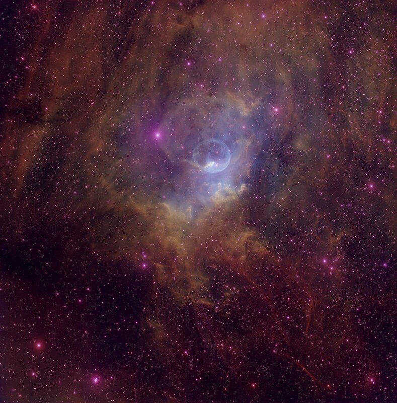 Nebula with Star Cluster