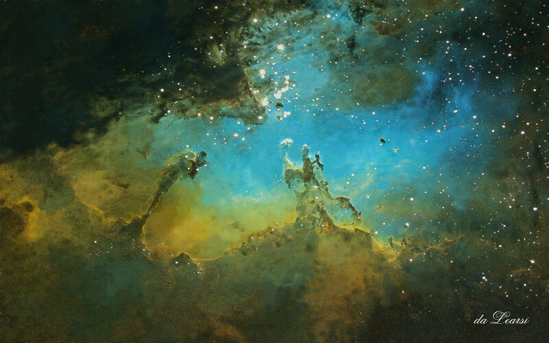 Nebula with Star Formation — Blue