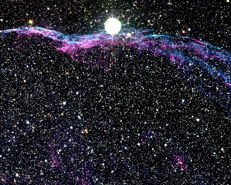 Nebula with Star — Purple