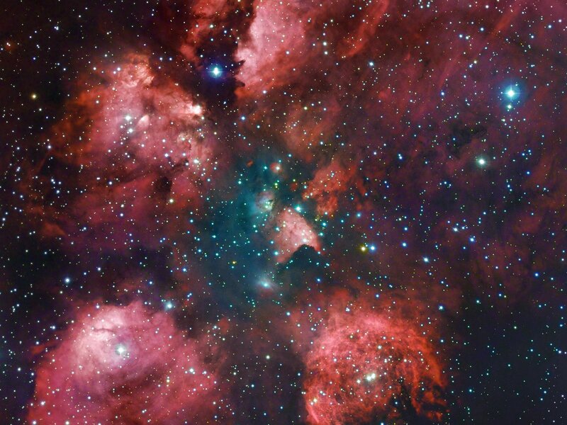 Nebula with stars