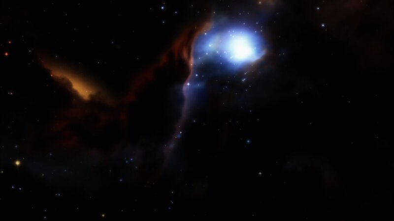 Nebula with Stars — Black, Cosmic, Night