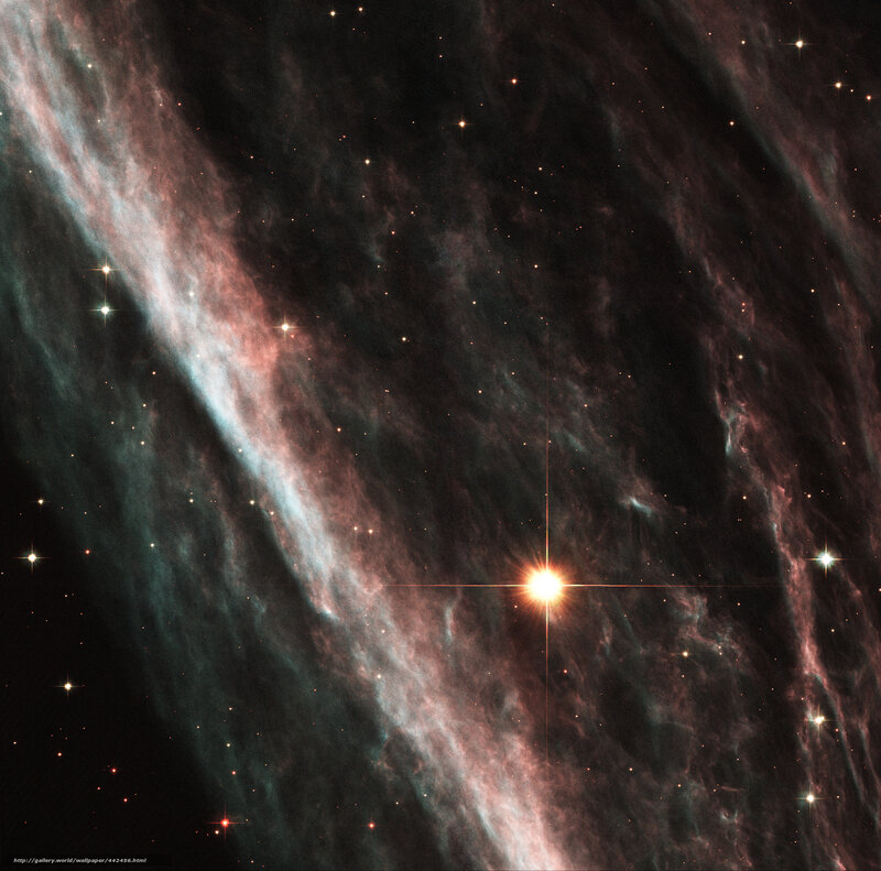 Nebula with Stars — Black, Cosmic, Photograph
