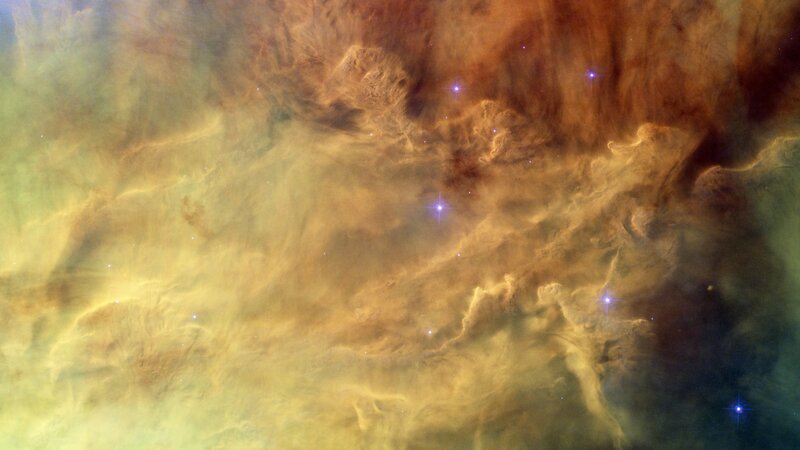 Nebula with Stars — Brown, Cosmic, Photograph