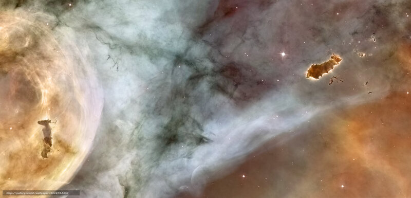 Nebula with Stars — Brown, Cosmic