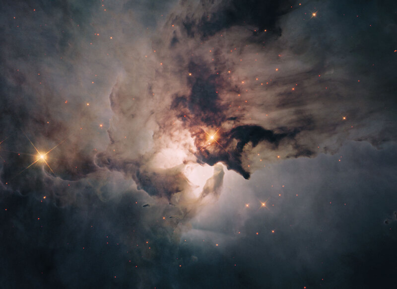 Nebula with Stars — Gray