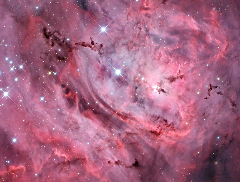 Nebula with Stars — Pink, Cosmic