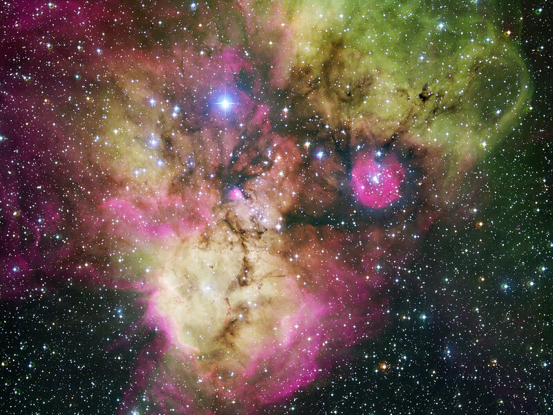 Nebula with Stars — Pink