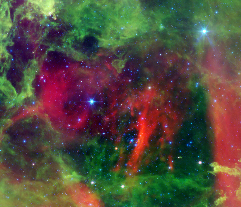 Nebula with stars