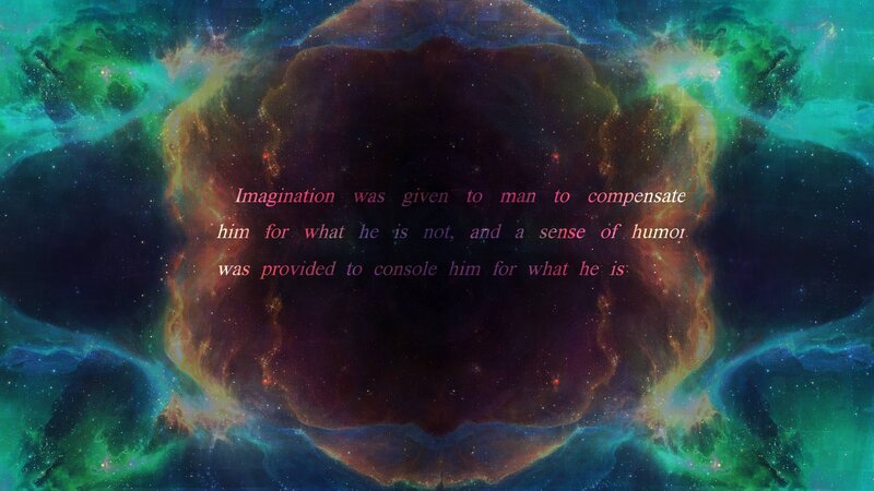 Nebula with Text — Green