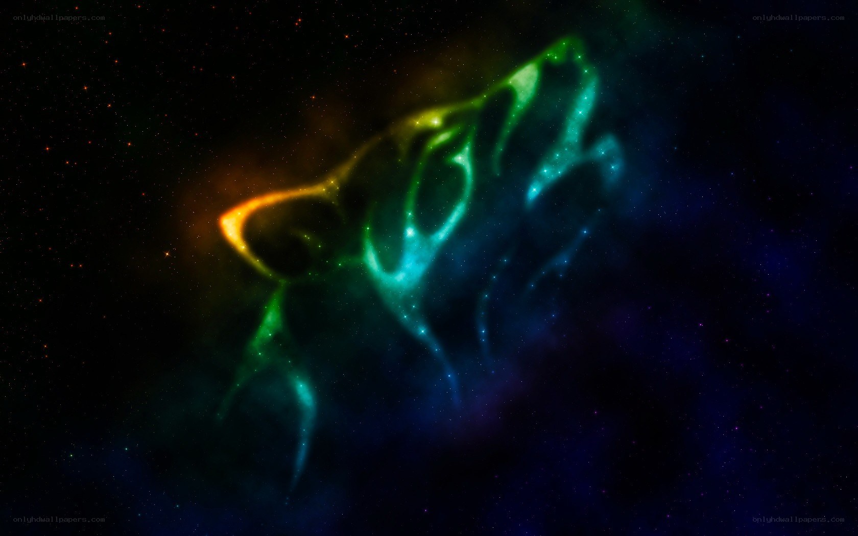 nebula wolf howling