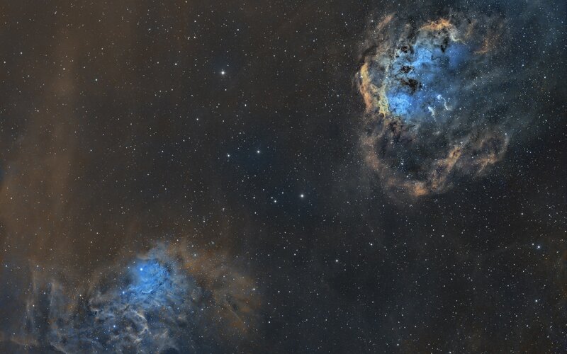 Nebulae in Deep Space