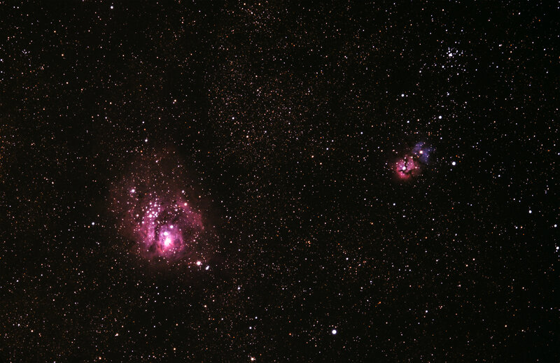 Nebulae in Space — Black