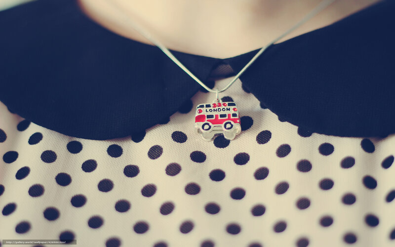 Necklace with Bus Charm