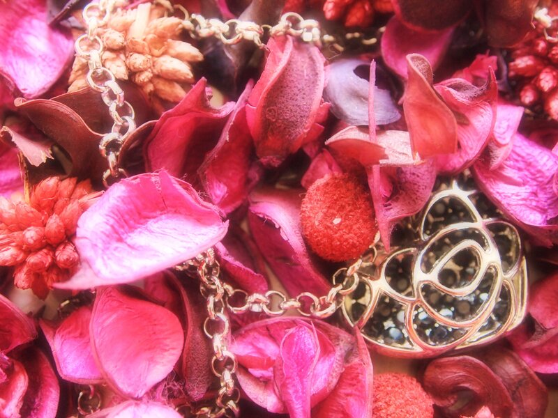 Necklace with Dried Flowers