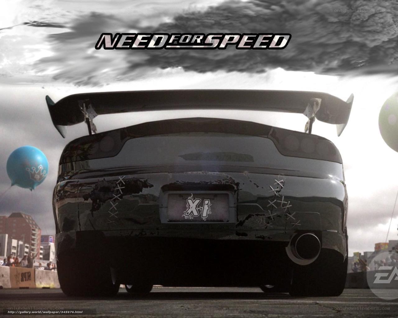 Need for Speed car rear view
