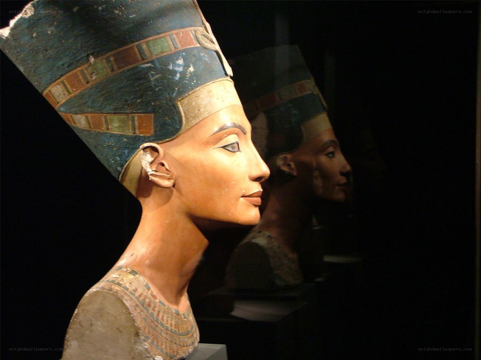 Nefertiti bust in profile