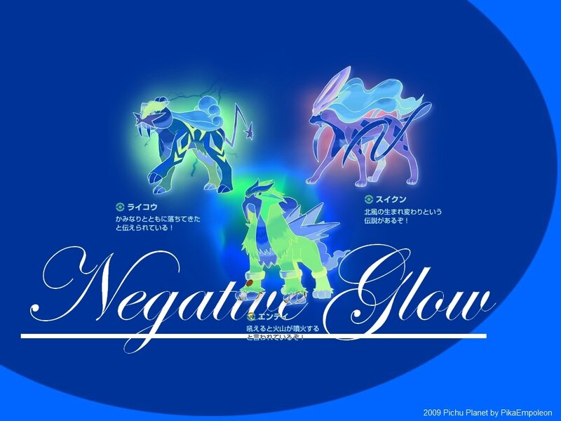 Negative Glow Pokemon
