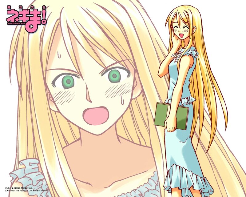 Negi Magi character art