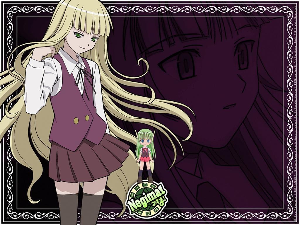 Negima anime character art