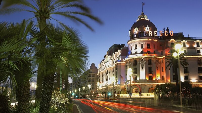 Negresco Hotel at Night