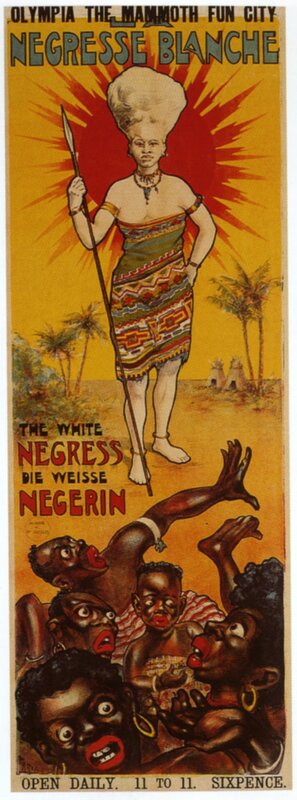 Negresse Blanche circus poster