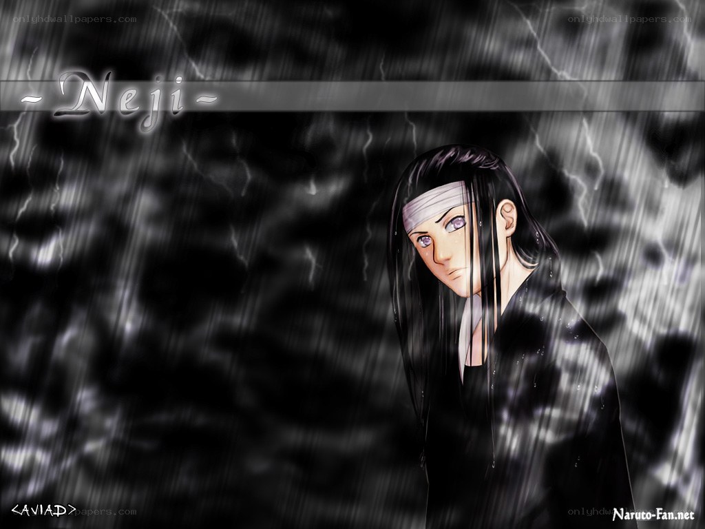 Neji in the rain