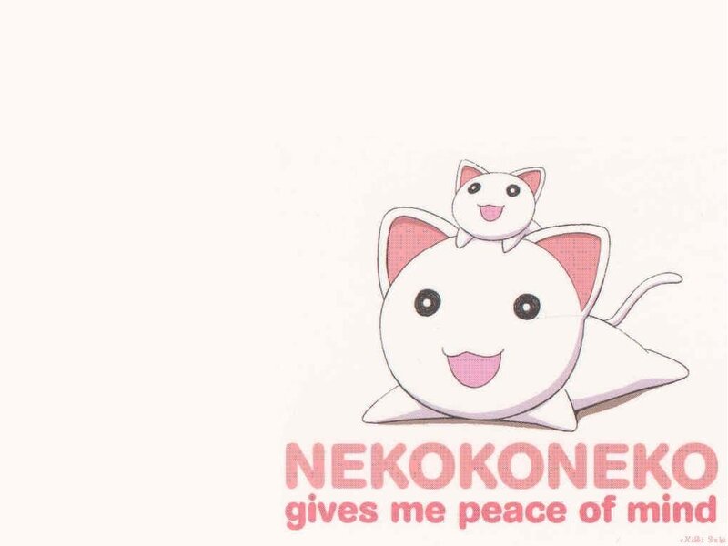 Nekokoneko cat illustration