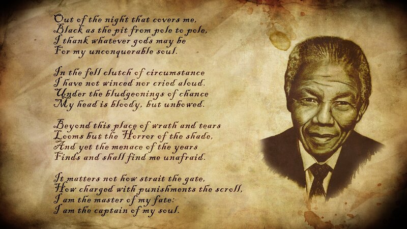 Nelson Mandela Portrait — Brown