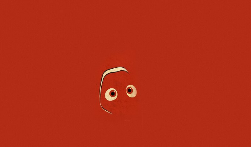 Nemo's eyes on red