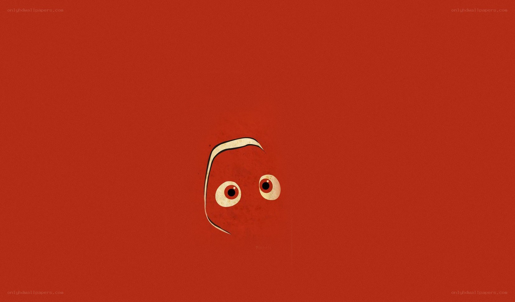 Nemo's eyes on red