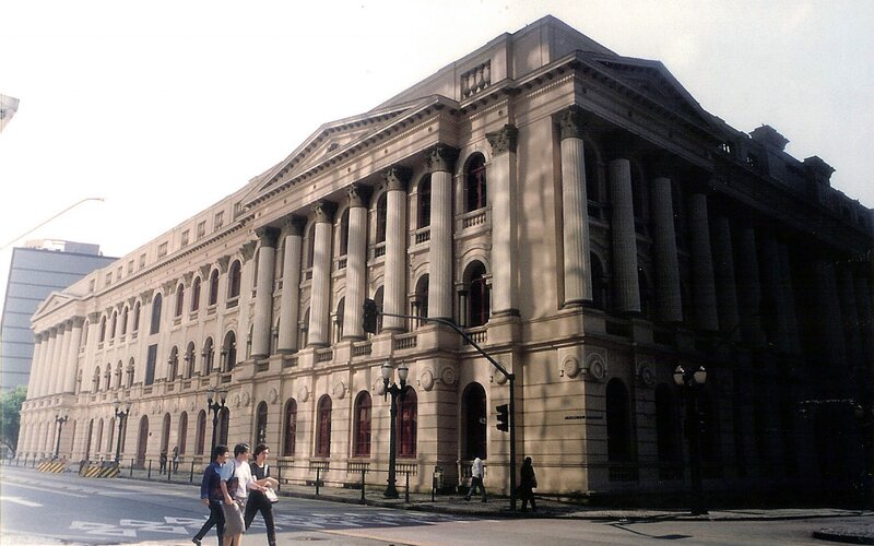 Neoclassical Building — Beige