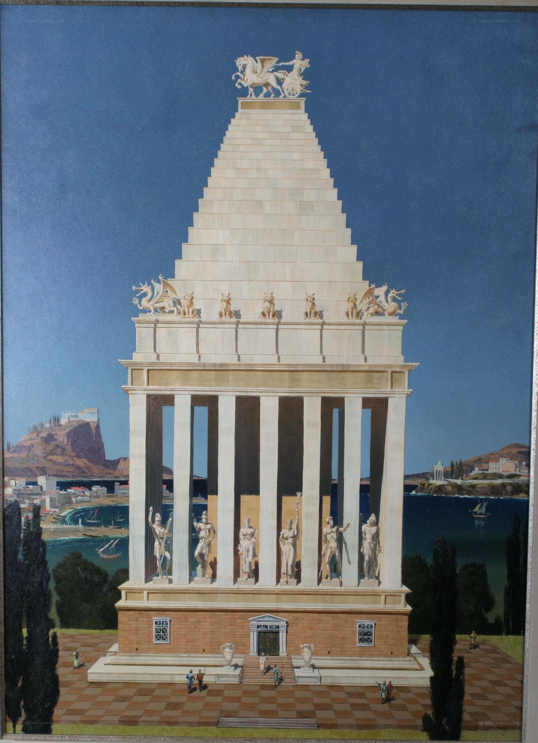 Neoclassical monument painting