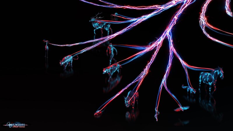Neon animal energy network